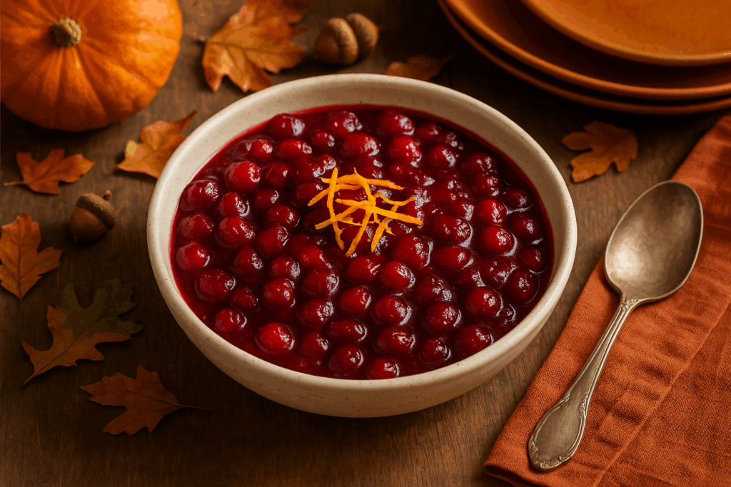 Cranberry Sauce with Orange Zest
