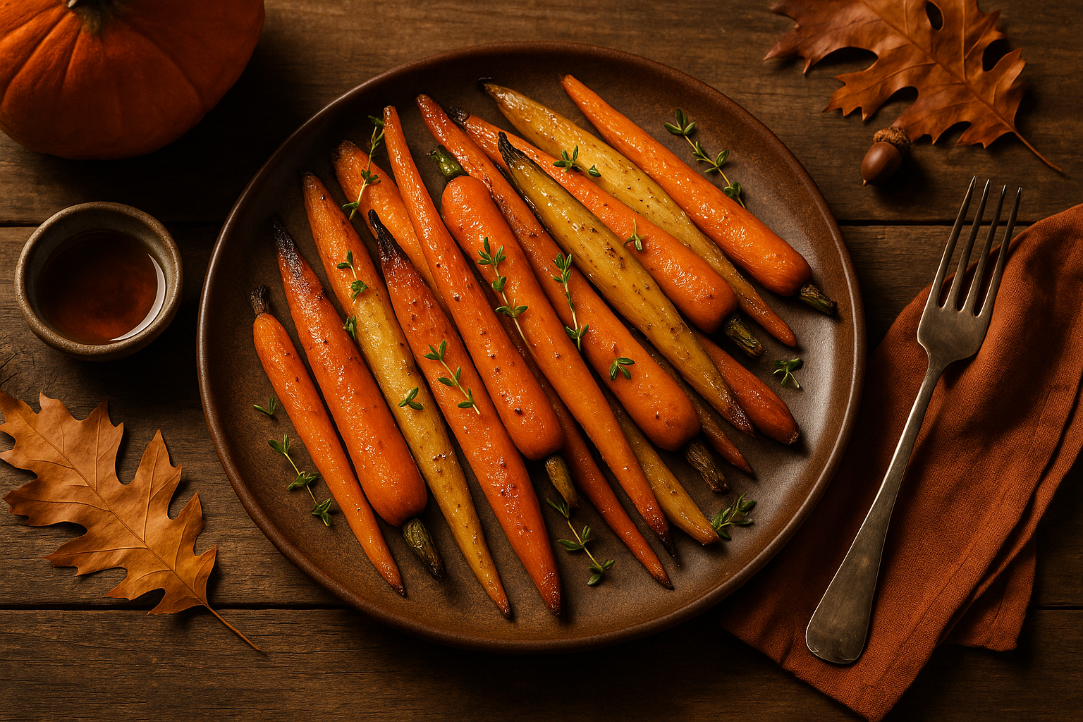 Maple-Roasted Carrots & Parsnips
