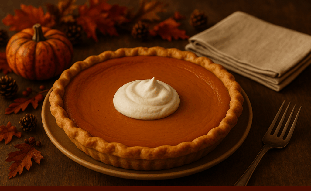 Classic Pumpkin Pie with Coconut Whip