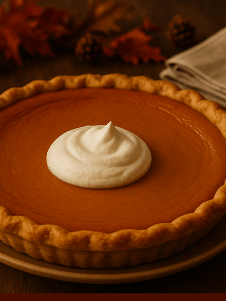Classic Pumpkin Pie with Coconut Whip