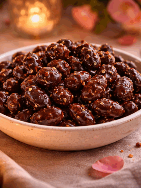 Dark Chocolate & Chilli Roasted Almonds